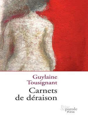 cover image of Carnets de déraison
